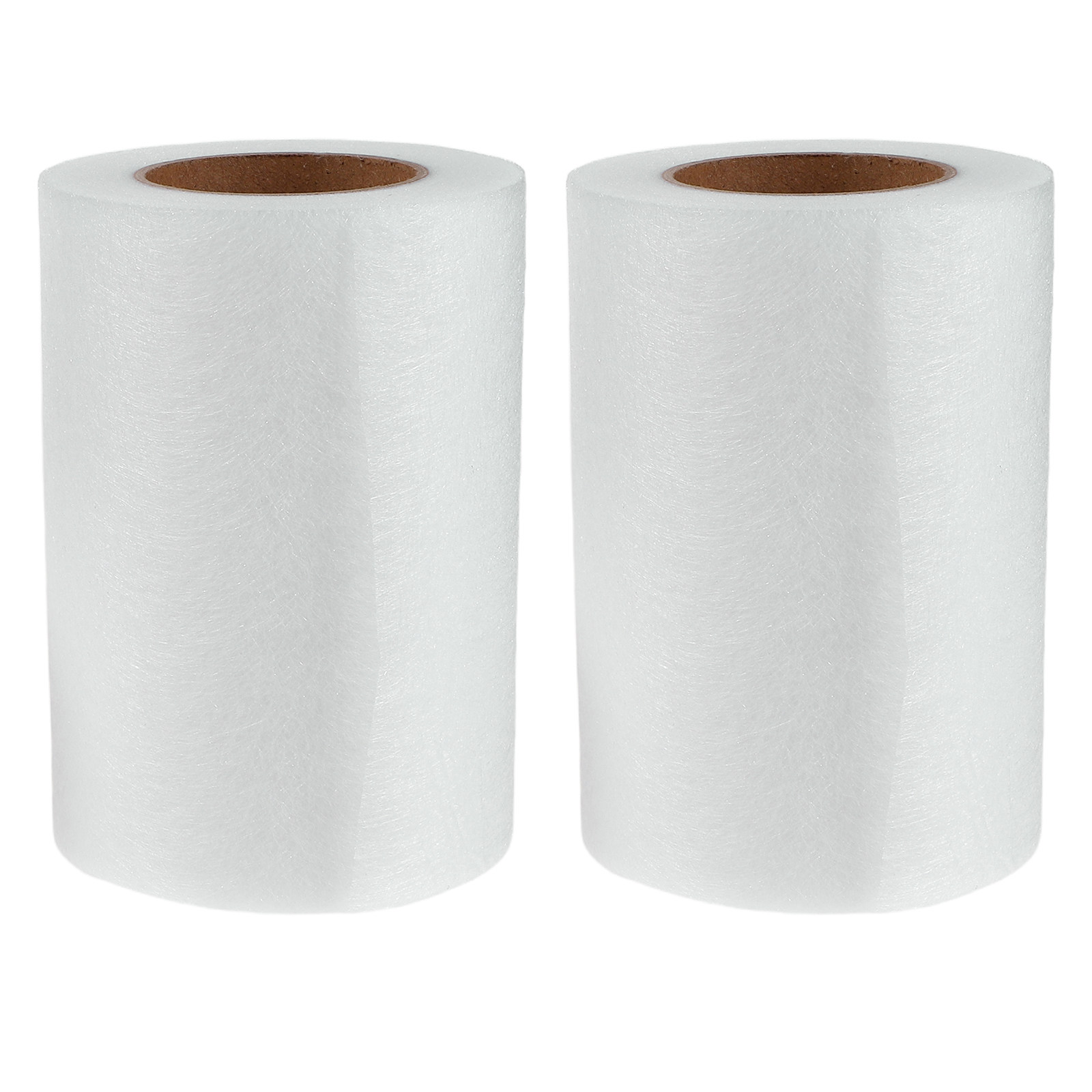 Interfacing Iron On - 2 Rolls Double-Sided Fusible Interfacing White