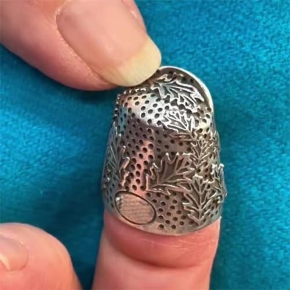 Sewing Thimble Metal - Metal Open Nail Acorn Thimble Durable