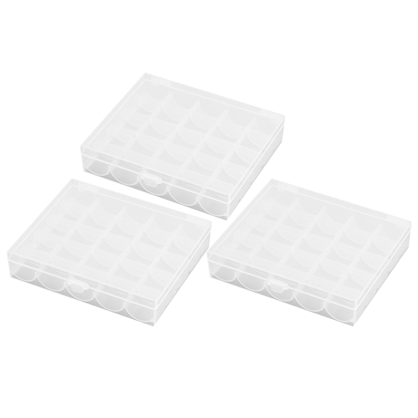 Thread Bobbins Empty - 3Pcs Empty Bobbin Organizer Case -Grid