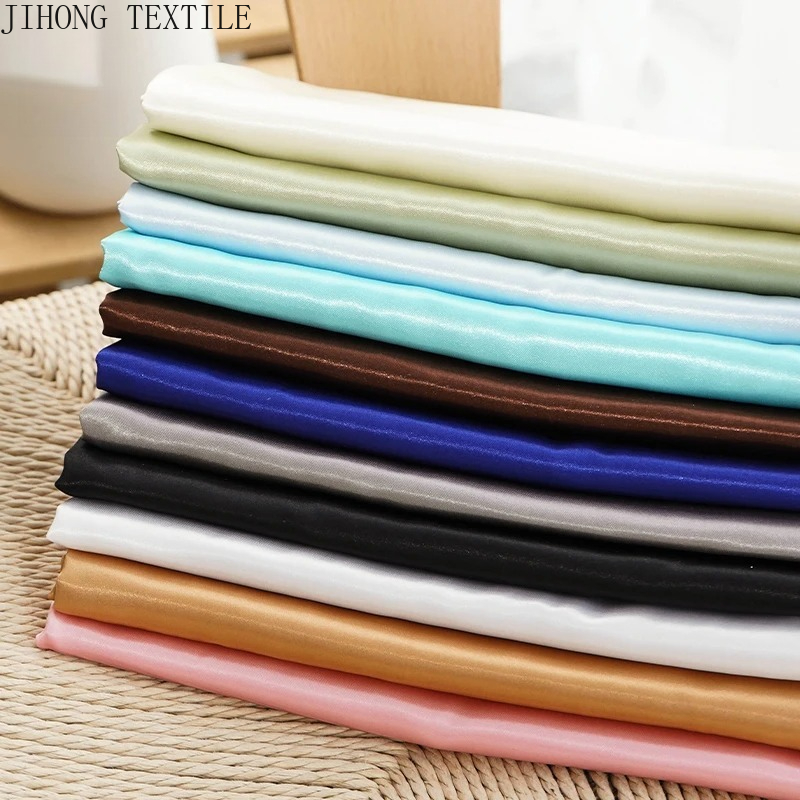 Textile And Sewing Materials - 26 Colors Premium Satin Fabric Dress