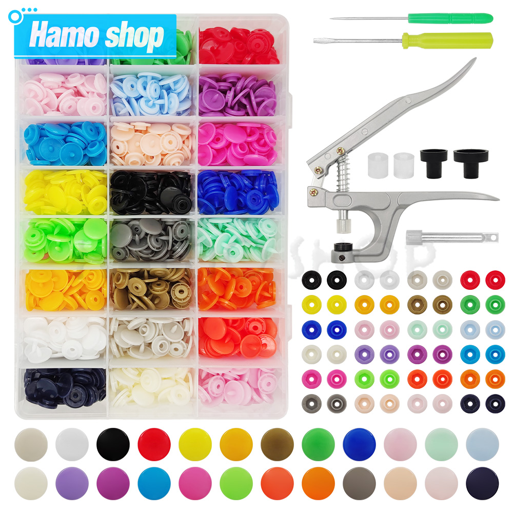 Snap Button Plier - Plastic Snaps Fastener Pliers Kit T5