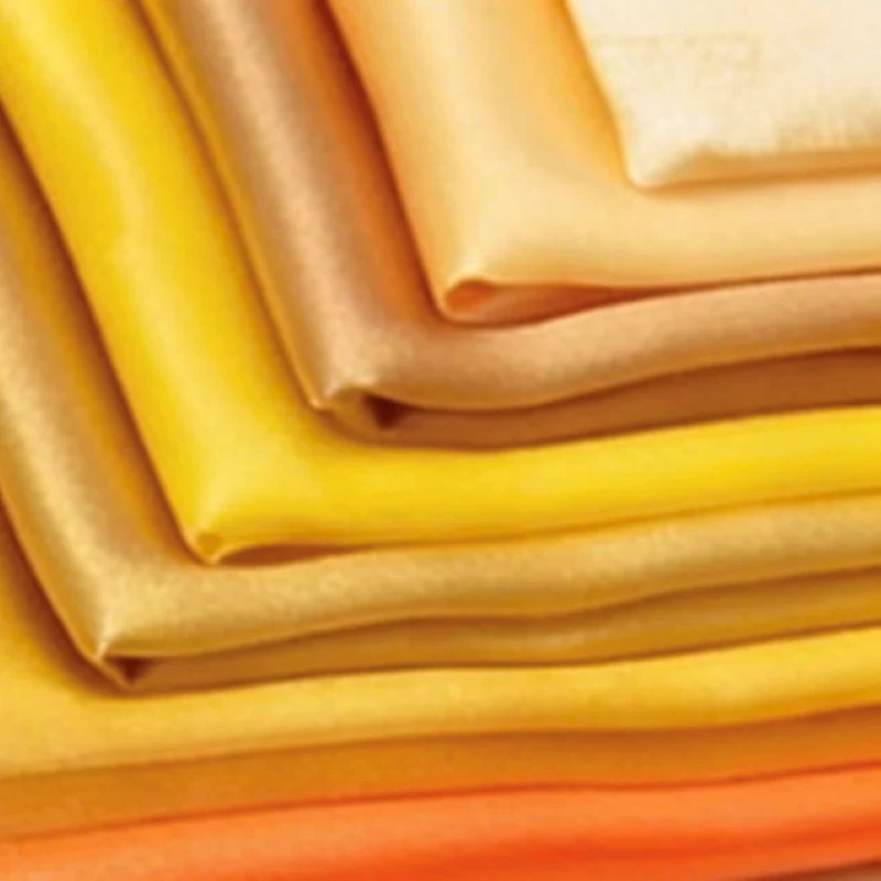 Textile And Sewing Materials - Multi-Color Soft Satin Fabric Shiny Smooth