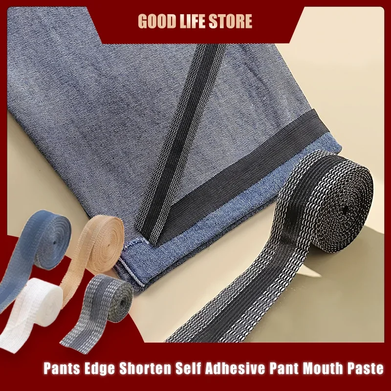 Interfacing Iron On - 78.74inch Pants Edge Shorten Self Adhesive