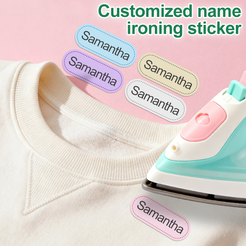 Sewing Labels - Labels for Ironing-for Cotton-Personalized for School,Sport,Club,Retirement