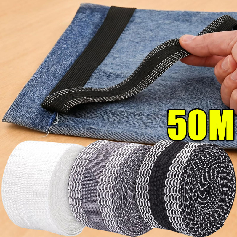 Interfacing Iron On - 50M Self-Adhesive Pants Hem Paste Tape