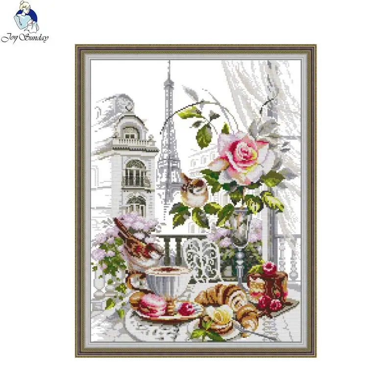 Textile Sewing Patterns - Joy Sunday Print Cross Stitch Kit