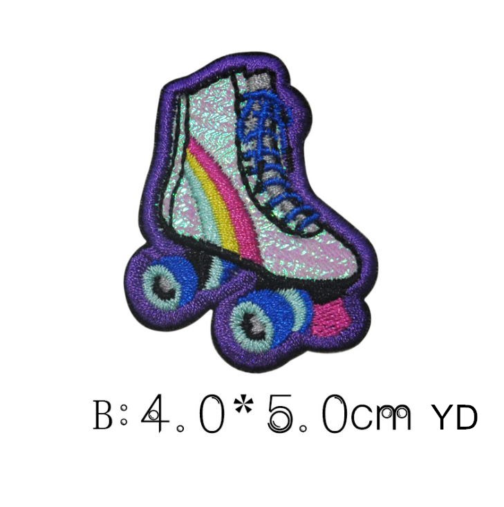 10 Pcs Rainbow Embroidered Pat - Sewing Id 评论和价格