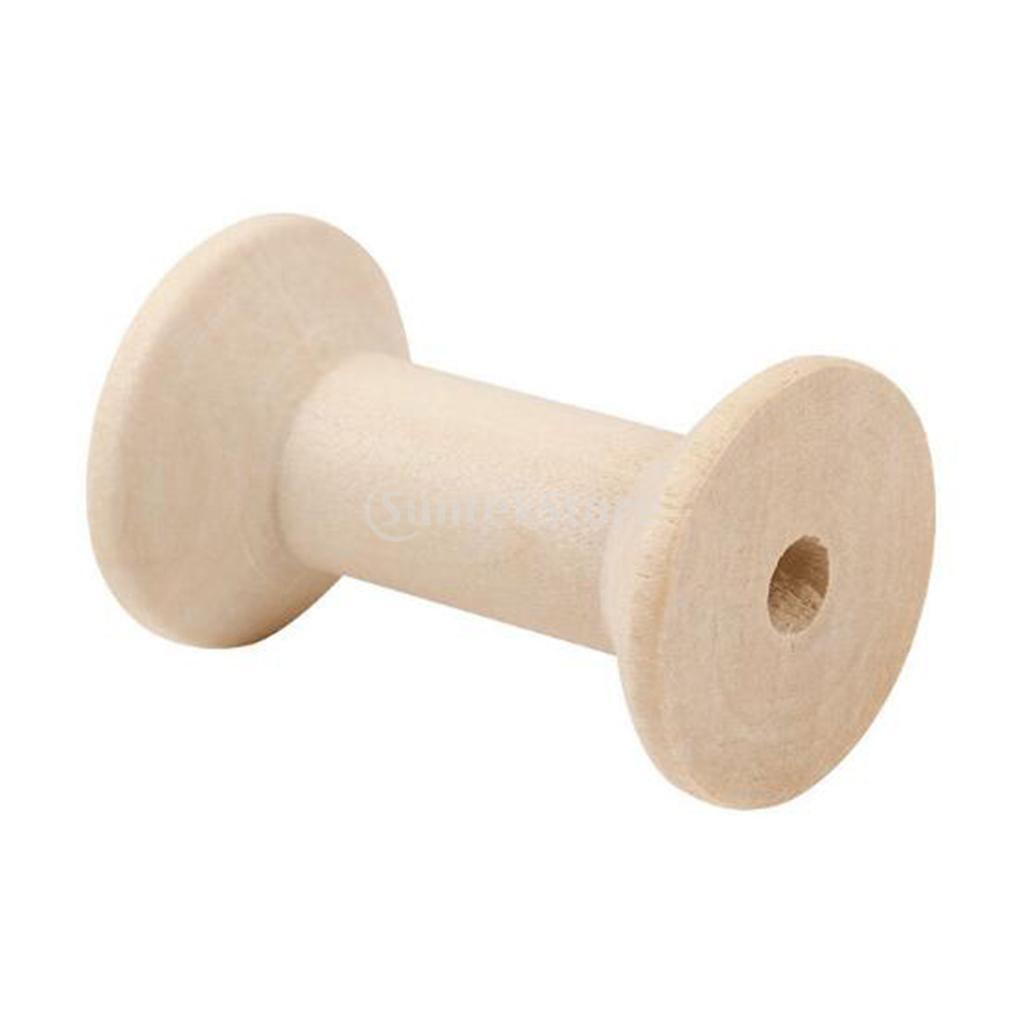 20pcs Wooden Bobbins Thread Sp - Thread Bobbins Empty 评论和价格