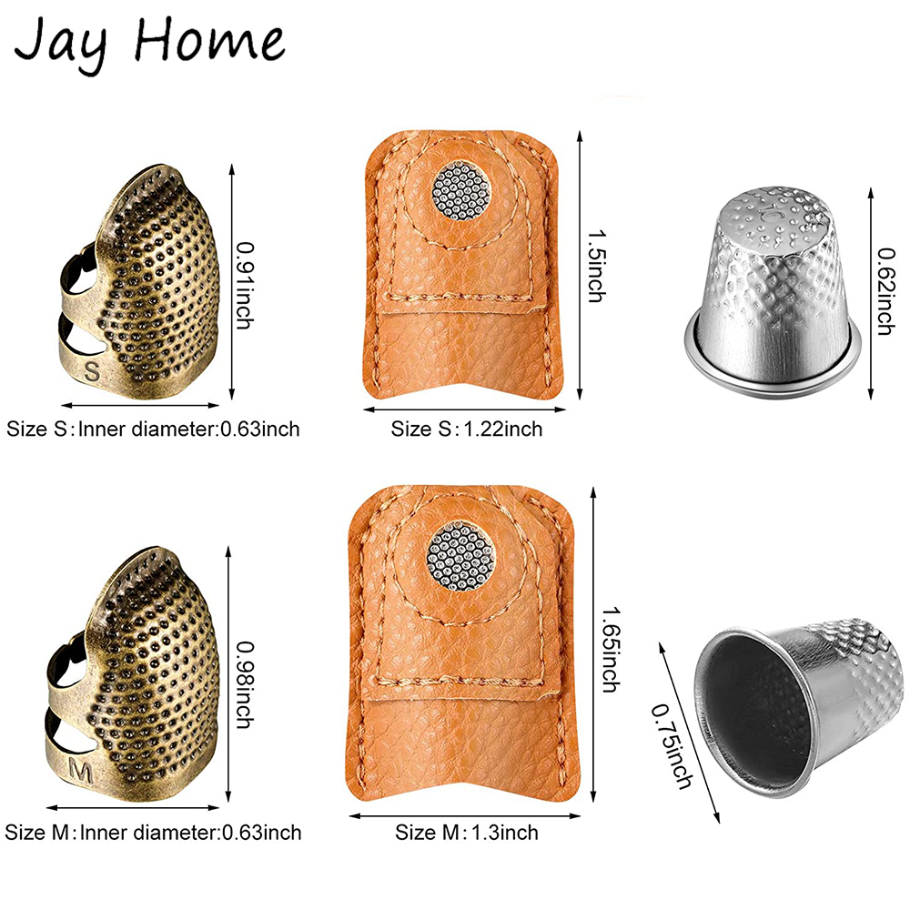 14Pcs Sewing Thimble Set Metal - Sewing Thimble Metal 评论和价格