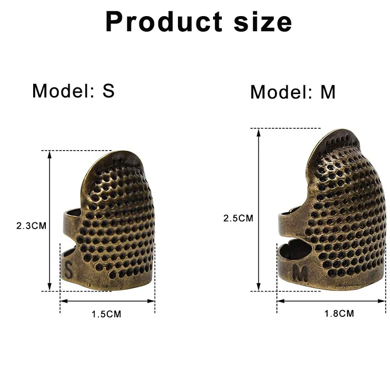 1-3PCS Sewing Thimble Hand-Wor - Sewing Thimble Metal 评论和价格