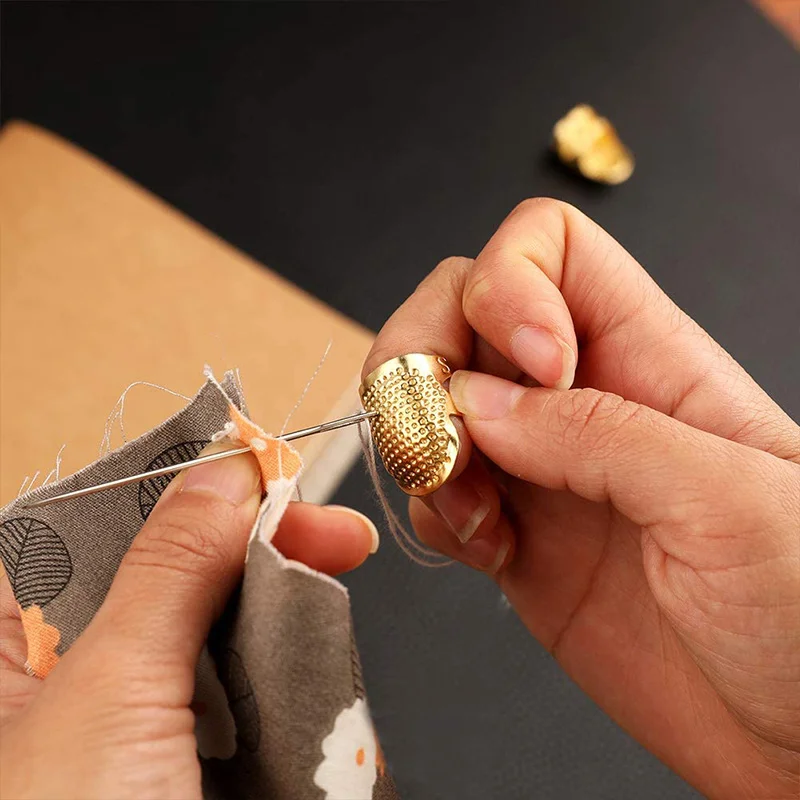 1-3PCS Sewing Thimble Hand-Wor - Sewing Thimble Metal 评论和价格