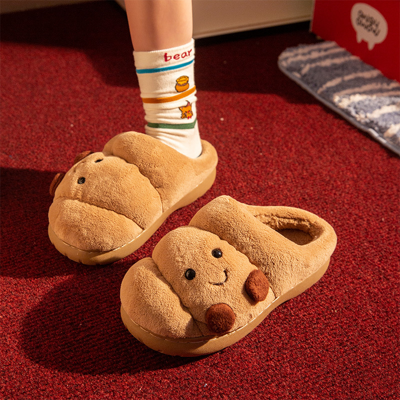 Cute Cartoon Fluffy Slippers F - Sewing House 评论和价格