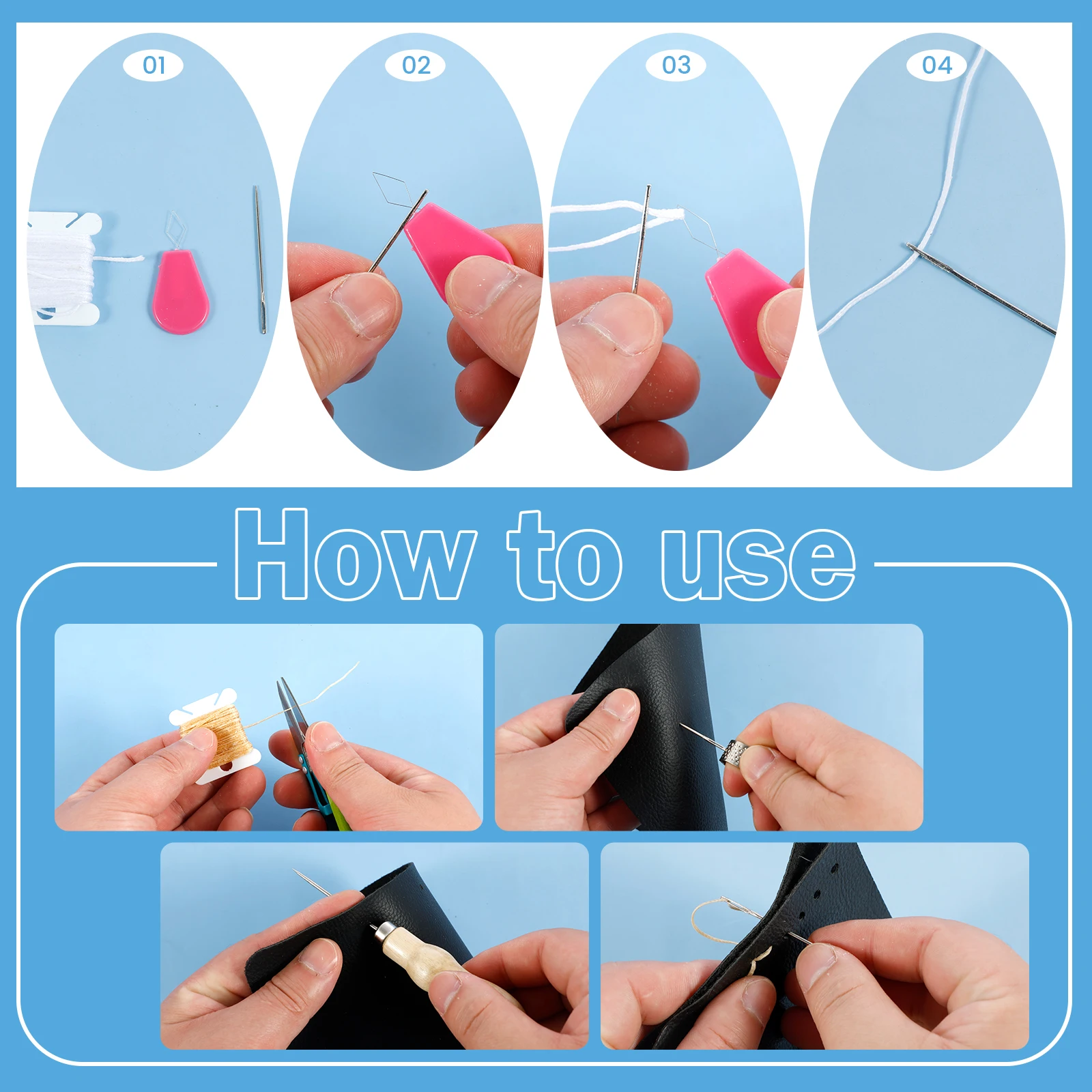 Leather Upholstery Repair Sewi - Leather Needle Heavy 评论和价格