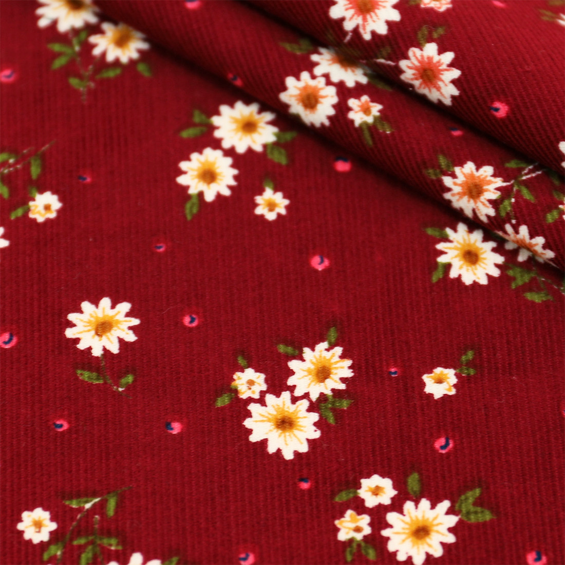 100% Cotton Floral Pattern Cor - Textile Sewing Patterns 评论和价格