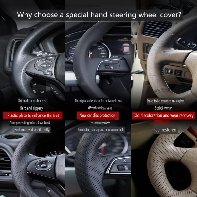 Car Steering Wheel Cover for M - Sewing Gt 评论和价格
