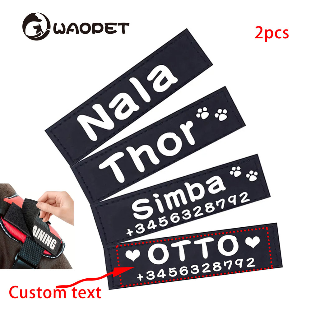 Custom Dog ID Tags For Harness - Sewing Labels 评论和价格