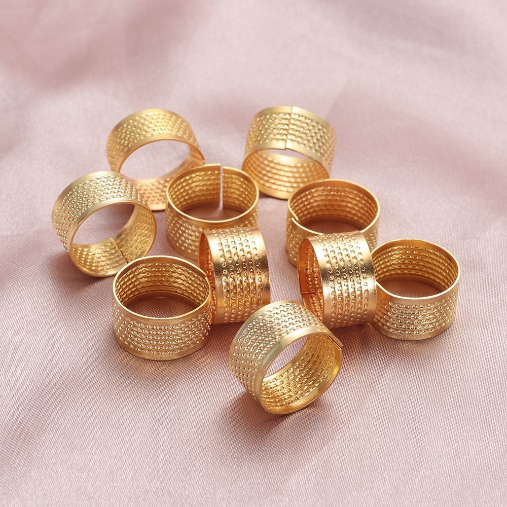 Sewing Accessories Vintage Gol - Sewing Thimble Metal 评论和价格