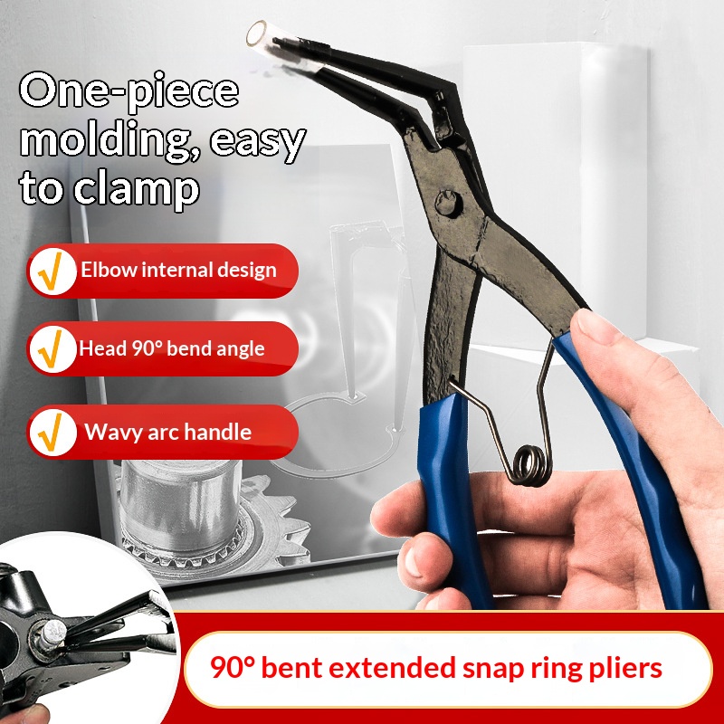 HOMEFISH 90 Degree Bent Long N - Snap Button Plier 评论和价格