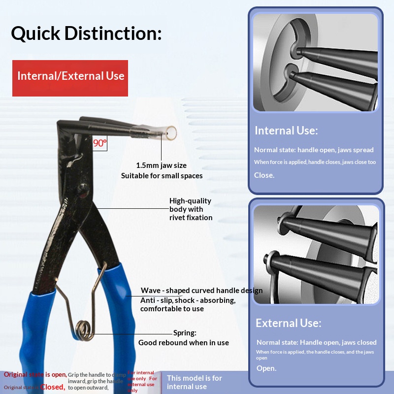 HOMEFISH 90 Degree Bent Long N - Snap Button Plier 评论和价格