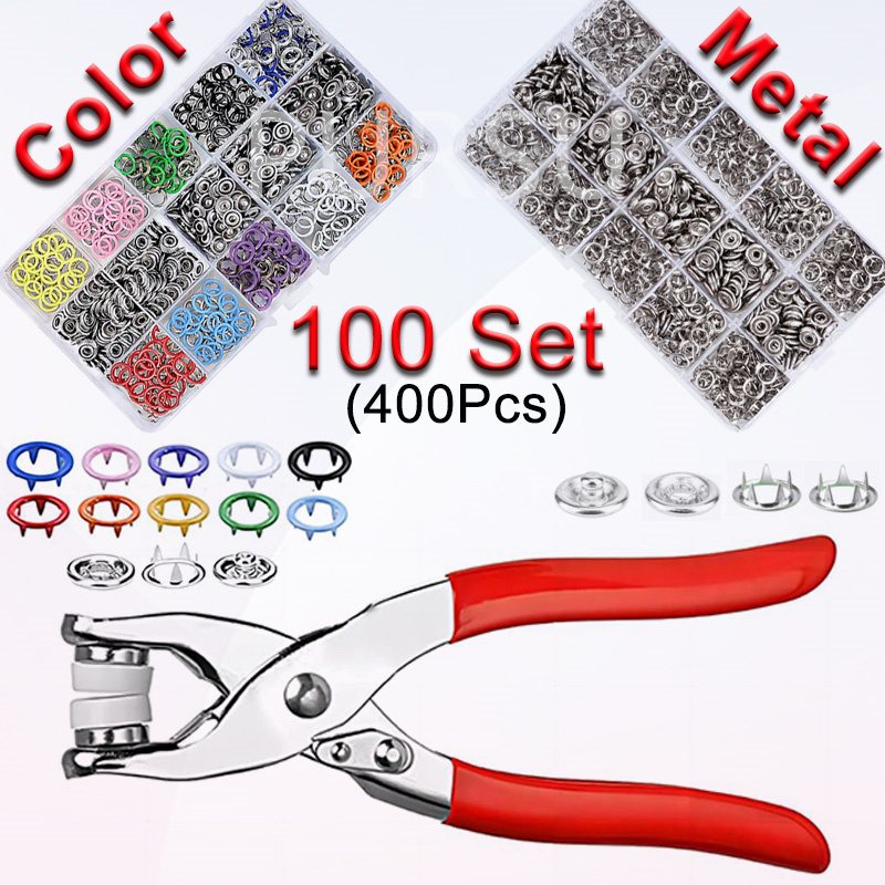 100 Sets Snap Pliers Automatic - Snap Button Plier 评论和价格