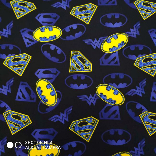 Bandai Batman Anime 100 Cotton - Textile And Sewing Materials 评论和价格