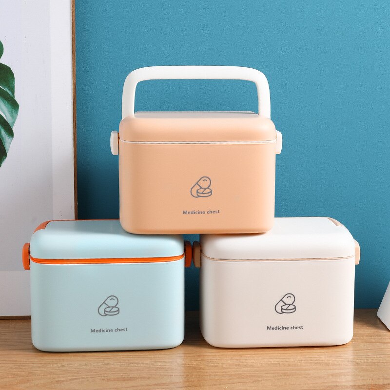 Portable Plastic Medicine Box  - Bobbin Organizer Box 评论和价格
