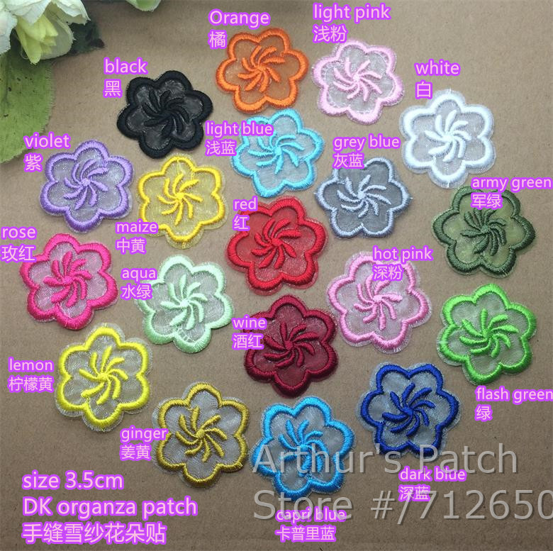 New Arrival 10 Pcs Flower Embr - Sewing Id 评论和价格