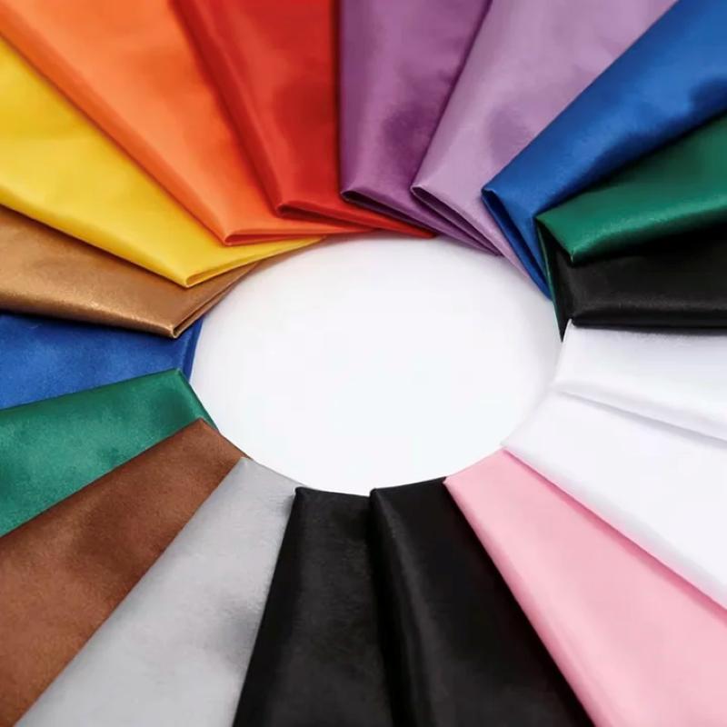 Multi-Color Soft Satin Fabric  - Textile And Sewing Materials 评论和价格