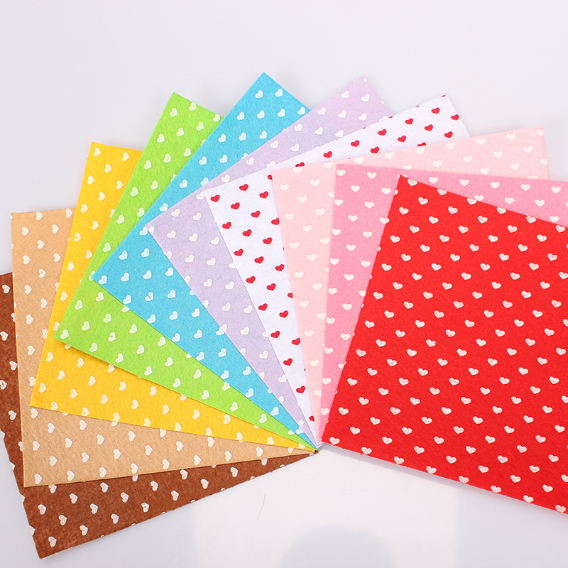 10 PCS 15x15cm 5.9x5.9in Felt  - Textile And Sewing Materials 评论和价格