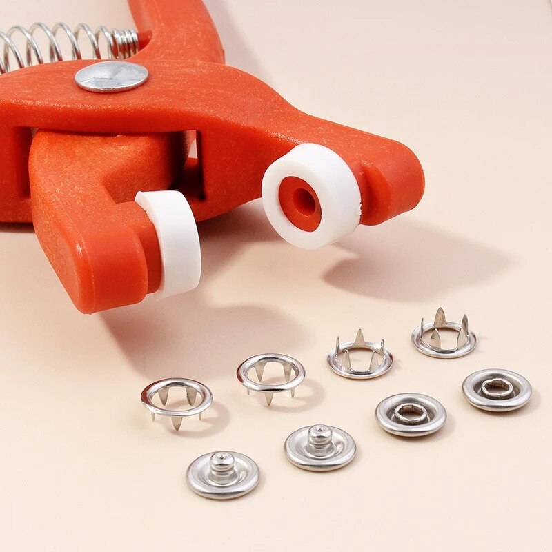 50 Sets 9.5MM Five Jaw Buckle  - Textile Sewing Kit 评论和价格