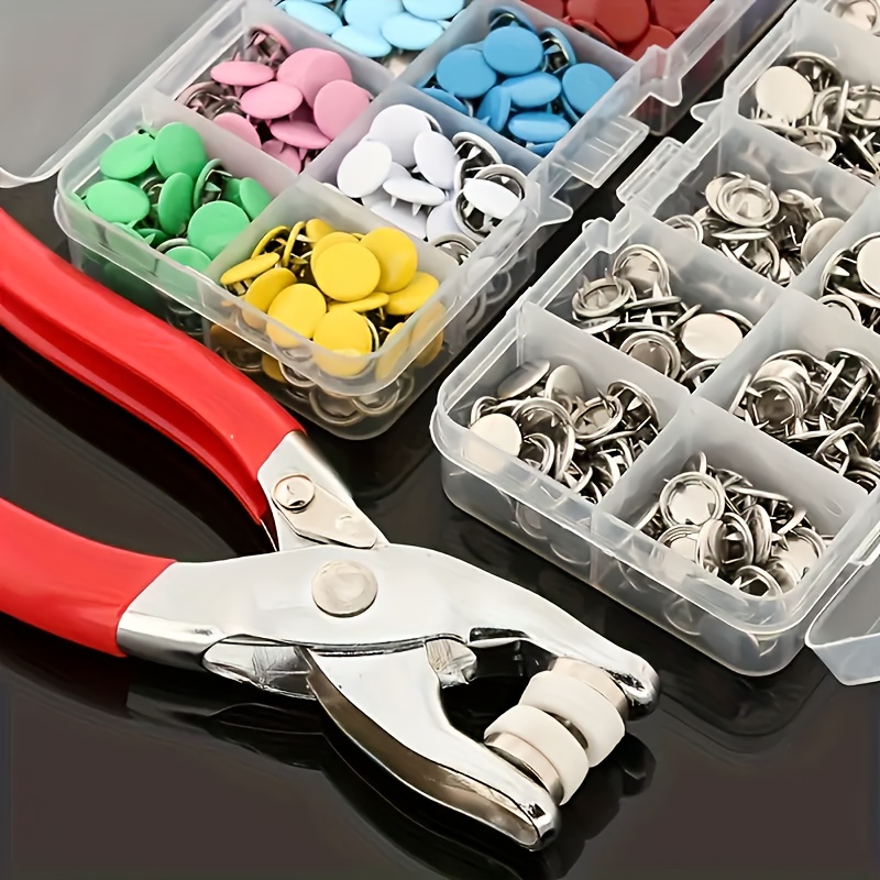 101Pcs Metal Snap Buttons Kit  - Snap Button Plier 评论和价格