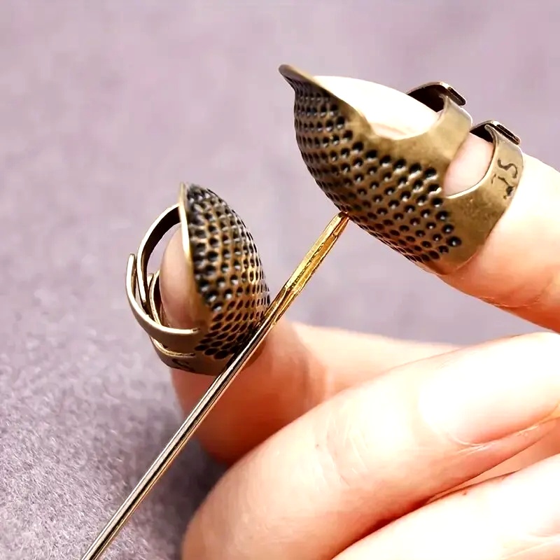 Adjustable Vintage Sewing Thim - Sewing Thimble Metal 评论和价格