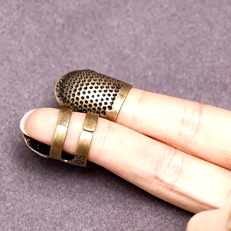 Adjustable Vintage Sewing Thim - Sewing Thimble Metal 评论和价格