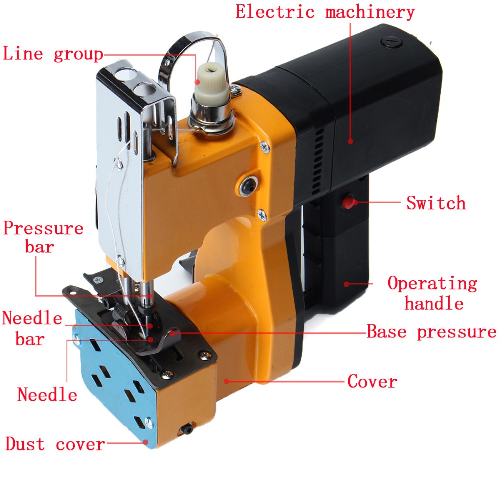 Electric Woven Bag Closing Mac - Textiles Sewing Machine 评论和价格