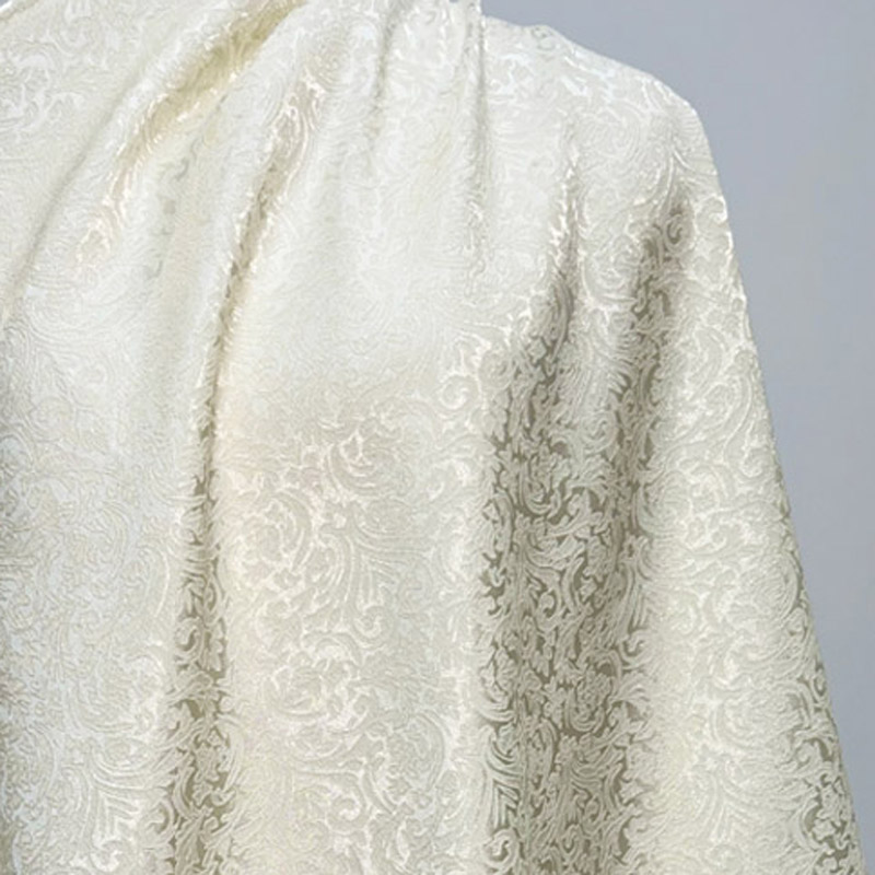 Pre-cut Beige Damask Jacquard  - Sewing Jackets 评论和价格