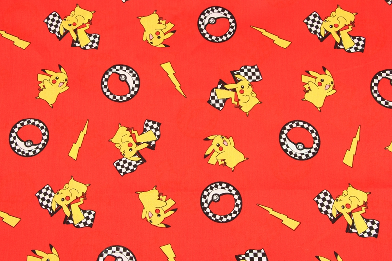 140cm Width Pokemon Pocket Mon - Textile And Sewing Materials 评论和价格