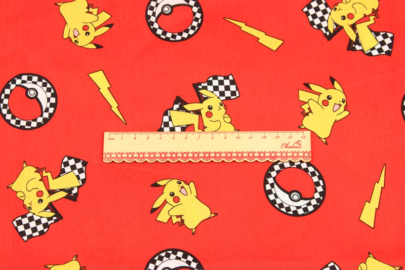 140cm Width Pokemon Pocket Mon - Textile And Sewing Materials 评论和价格