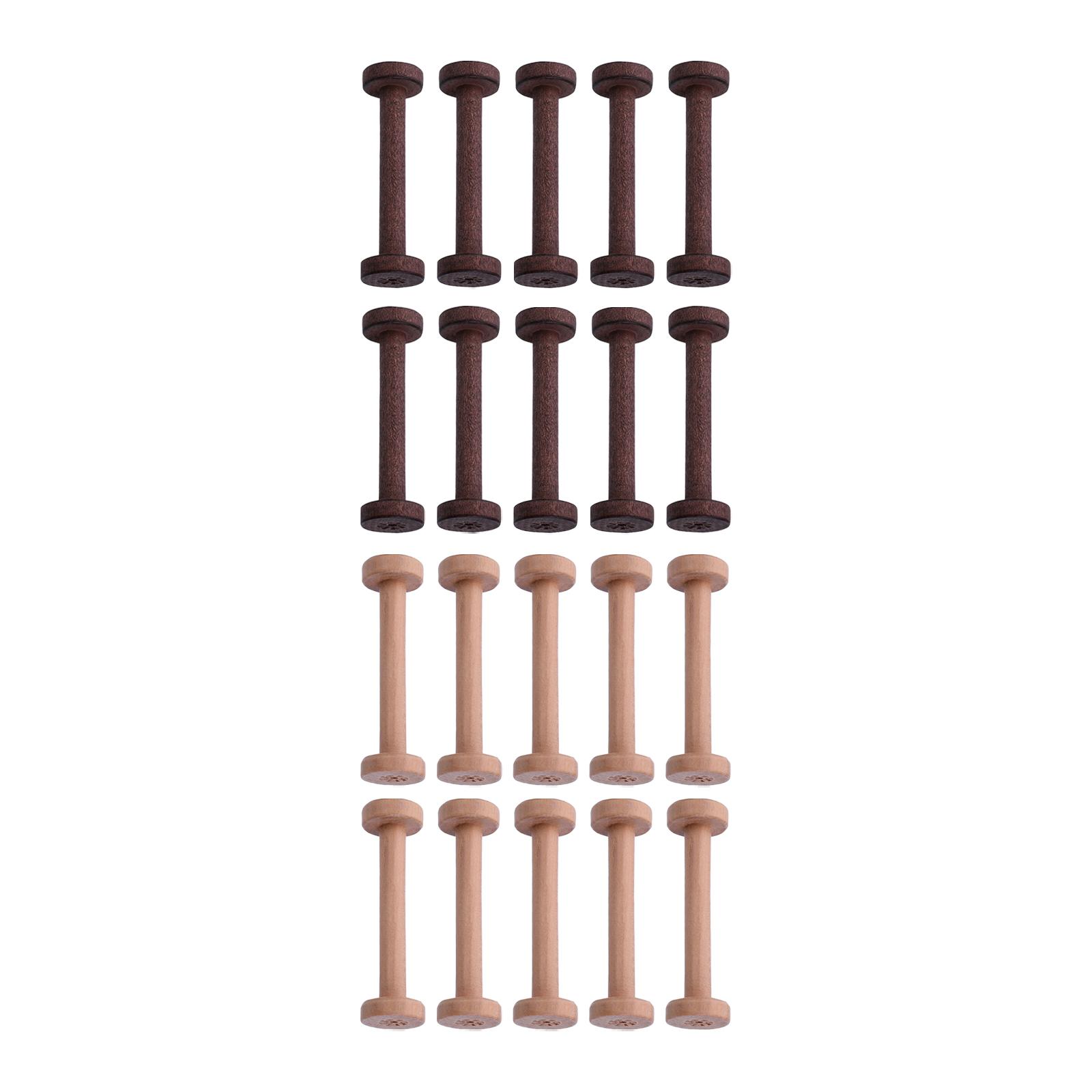 Wood Bobbins 10pcs Smooth Fini - Thread Bobbins Empty 评论和价格