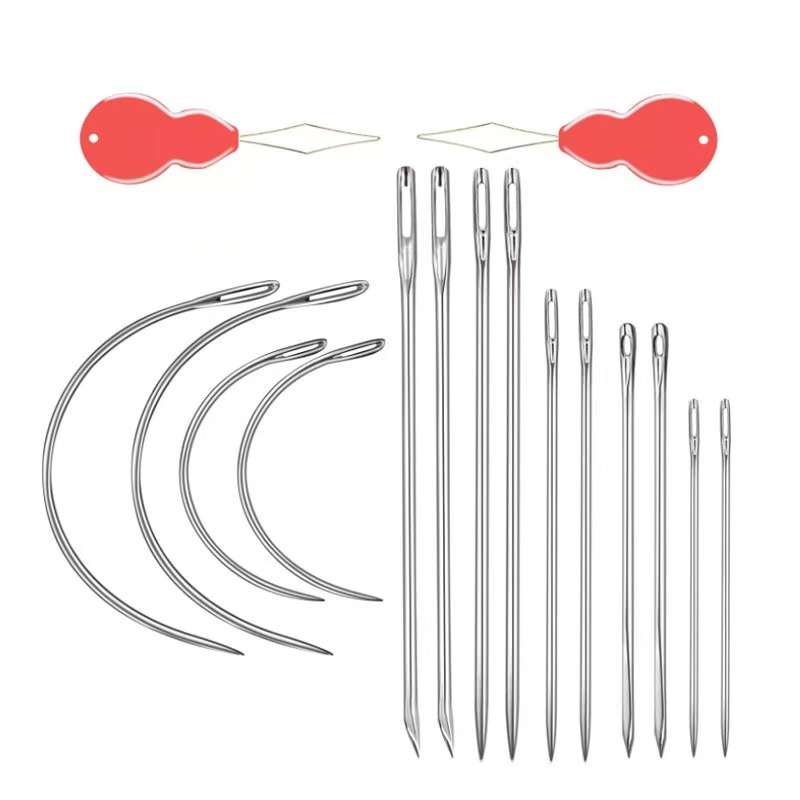 14 Pcs Heavy Duty Hand Sewing  - Leather Needle Heavy 评论和价格