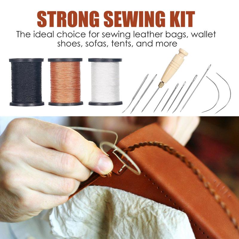 Leather Stitching Kit Heavy Du - Leather Needle Heavy 评论和价格