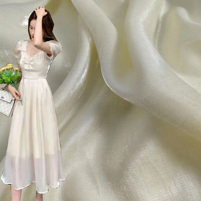 50x150cm Width Silk Fabric Gra - Textile And Sewing Materials 评论和价格