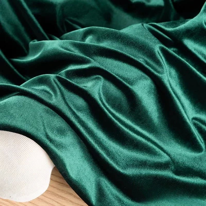 Solid Colored Velvet Fabric Fo - Sewing Velvet Fabric 评论和价格