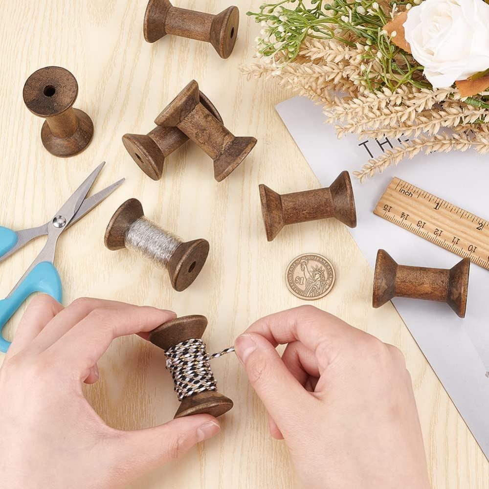 16Pcs Empty Thread Spools 1.87 - Thread Bobbins Empty 评论和价格
