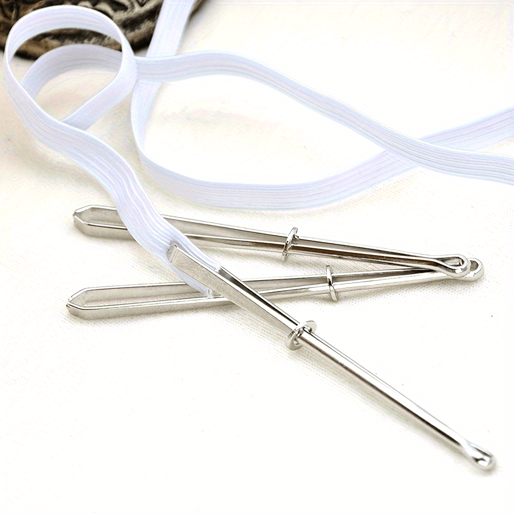 2pcs Elastic Belt Threader, Se - Sewing Thimble Metal 评论和价格