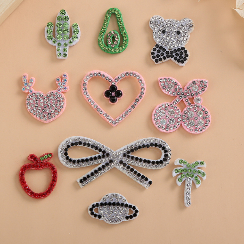 10 Pcs Tree Bow Bear Planet Gl - Sewing Id 评论和价格