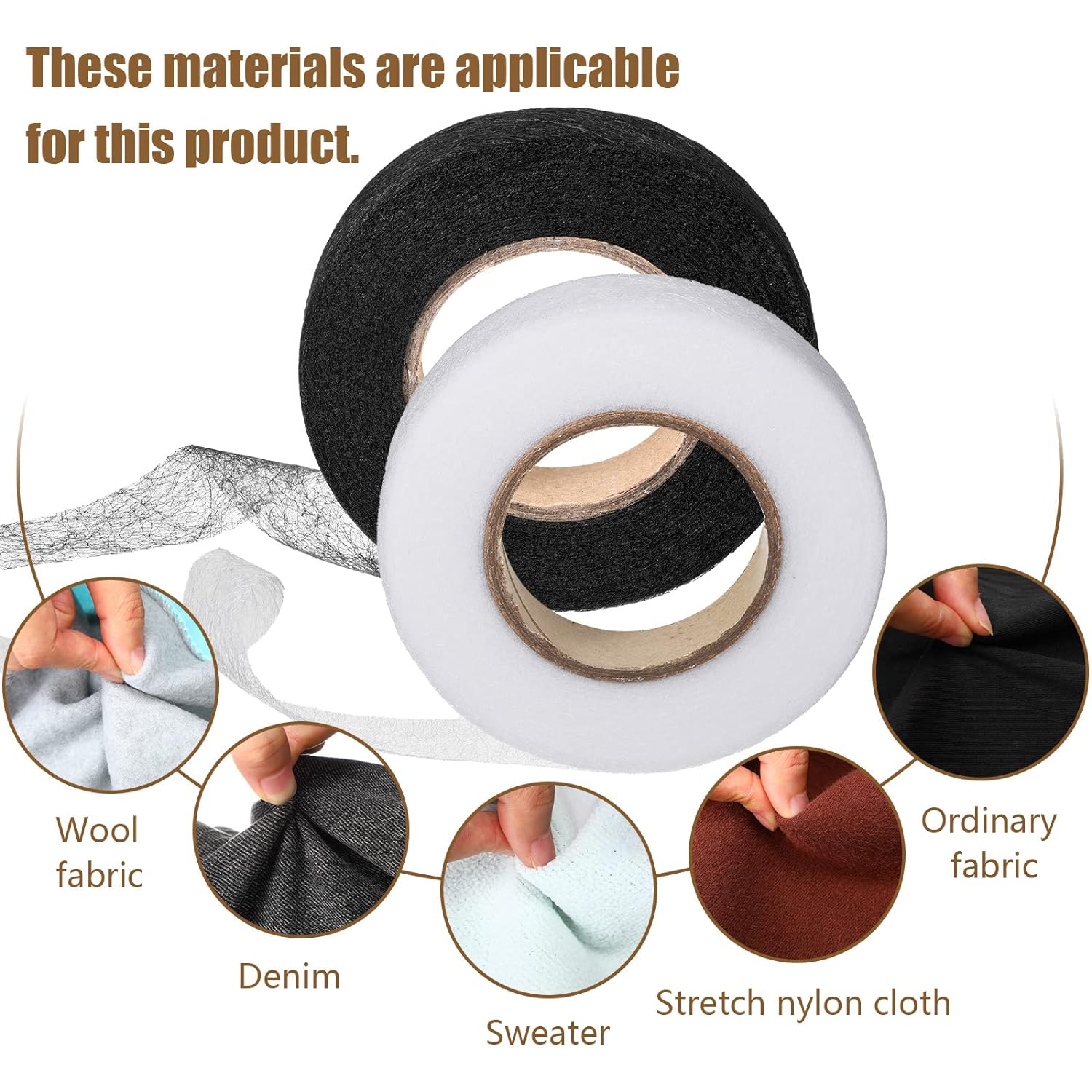 Iron on Hemming Tape Double-si - Interfacing Iron On 评论和价格