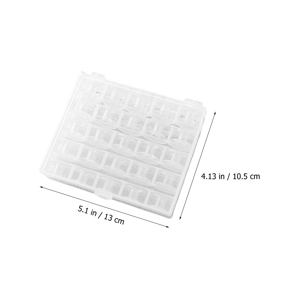 1Set Transparent Plastic Bobbi - Thread Bobbins Empty 评论和价格