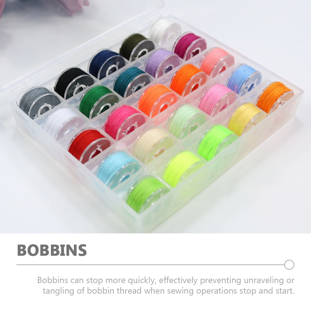 1Set Transparent Plastic Bobbi - Thread Bobbins Empty 评论和价格