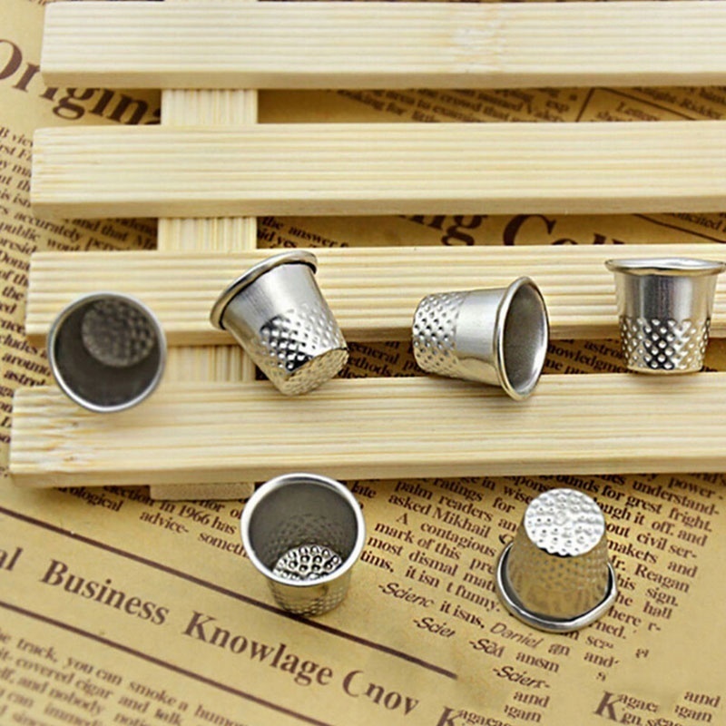 10Pcs Metal Aluminum Top Needl - Sewing Thimble Metal 评论和价格