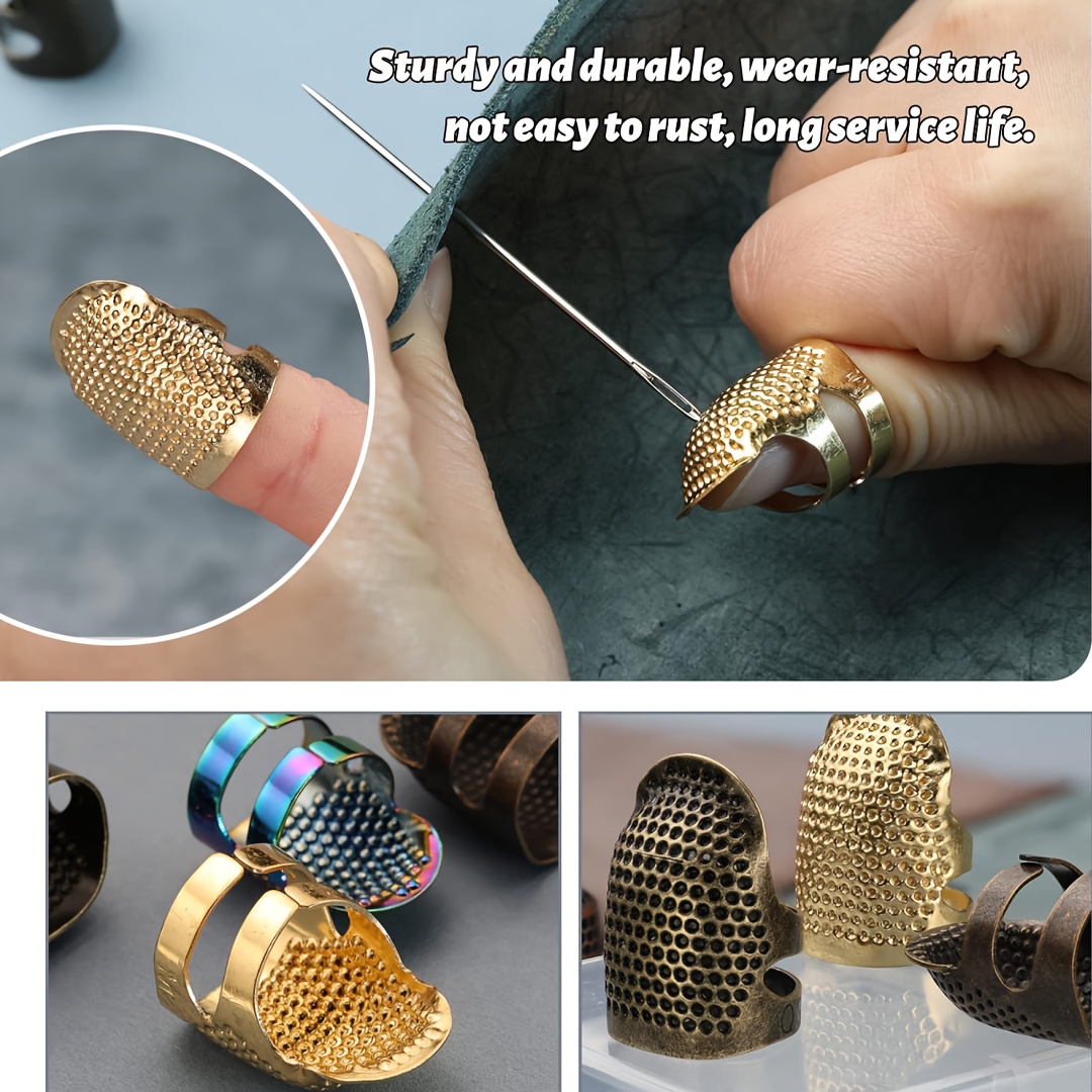 4pcs Sewing Thimble Finger Pro - Sewing Thimble Metal 评论和价格